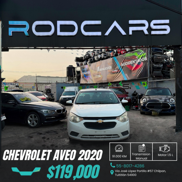 Chevrolet Aveo 2020 vendido