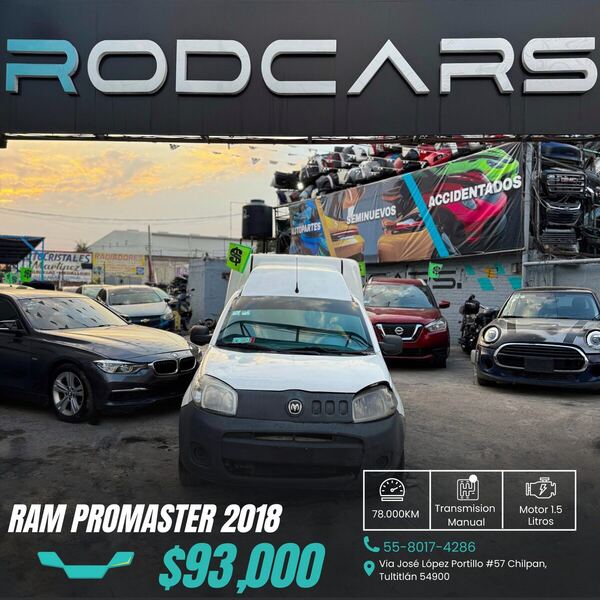 Ram ProMaster 2018 vendido