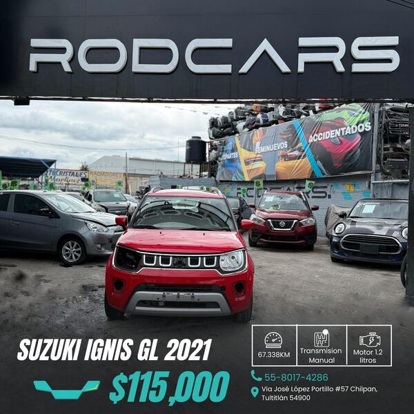 Suzuki Ignis 2021 vendido