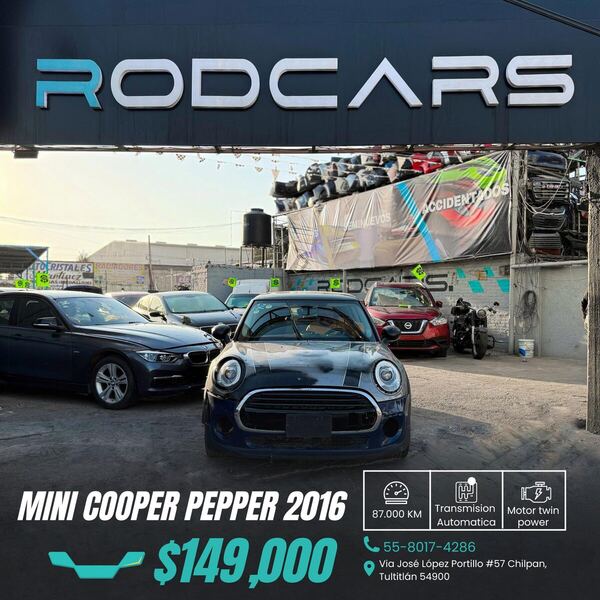mini cooper 2016 vendido