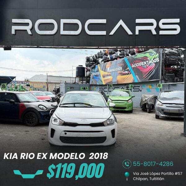 KIA Rio 2018 vendido