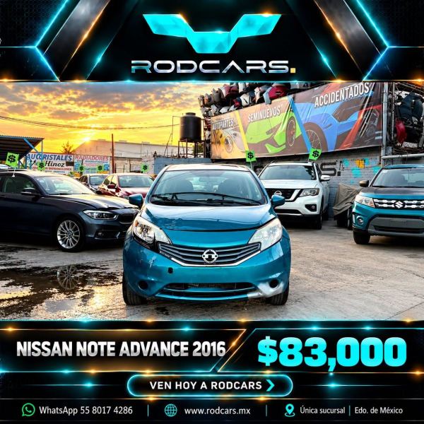 Nissan NOTE 2016 vendido