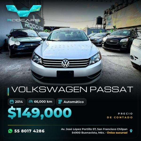 Volkswagen Passat 2014 vendido
