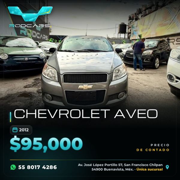 Chevrolet Aveo 2012 vendido