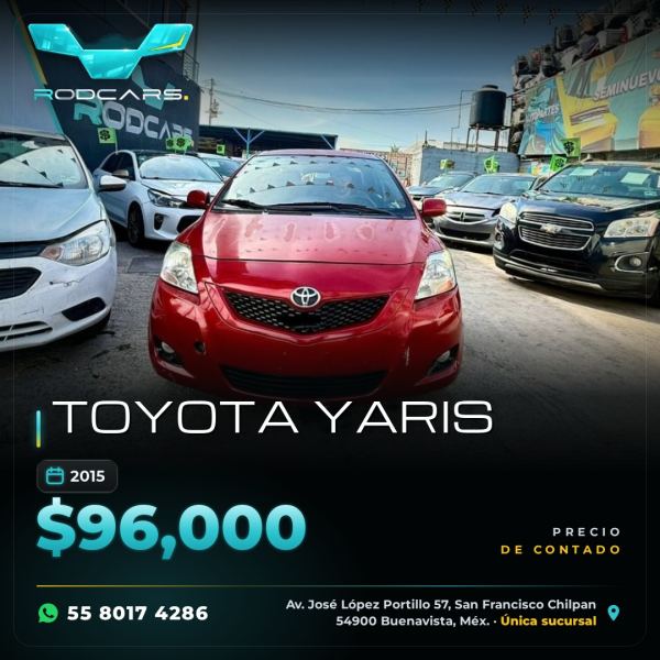 Toyota Yaris 2015 vendido