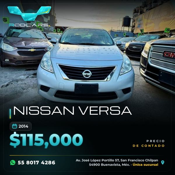 Nissan Versa 2014 vendido