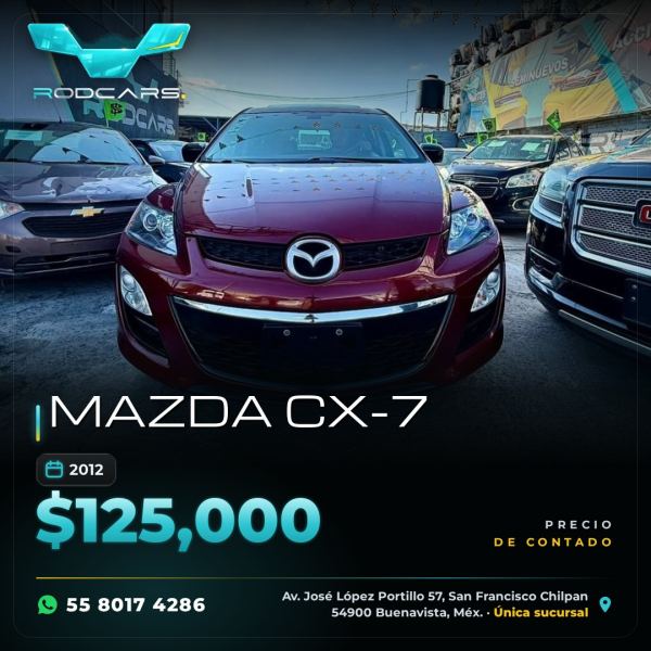 Mazda CX-7 2012 vendido