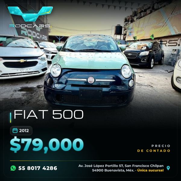 Fiat 500 2012 vendido
