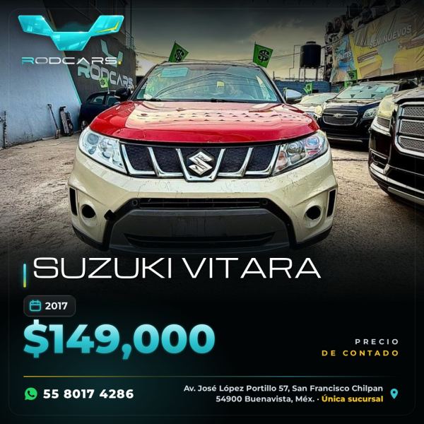 Suzuki Vitara 2017 vendido