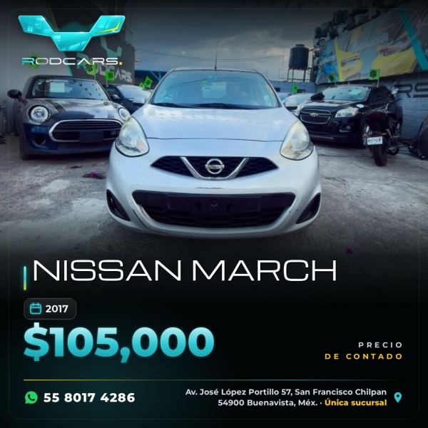 Nissan March 2017 vendido