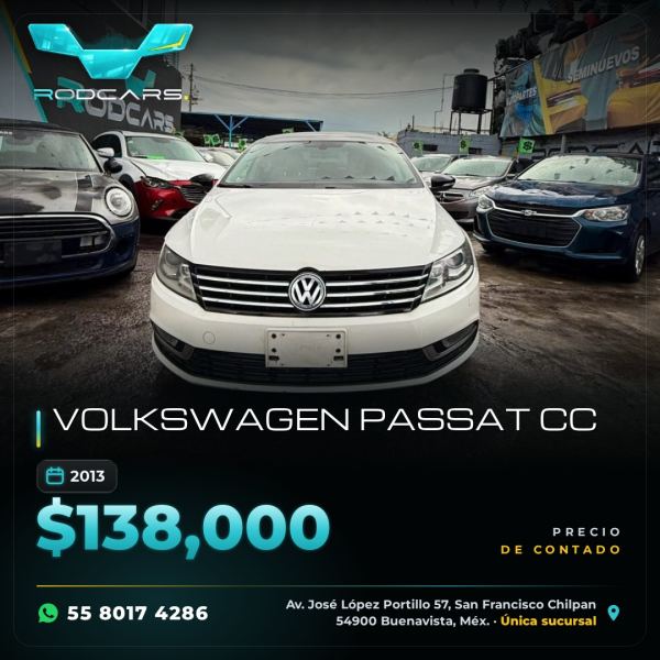 Volkswagen PASSAT CC 2013 vendido