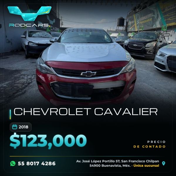 Chevrolet Cavalier 2018 vendido